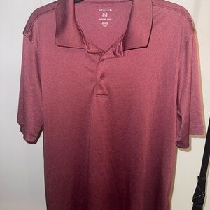 George Men's Burgundy Polo Shirt